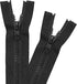 YAKA 10PCS #5 27inch Nylon Coil Zippers Sports Suits Zippers Coat Jacket Clothes Tailor Sewing Tools Garment Accessories (Black, 27inch)...