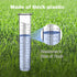 Rain Gauge Outdoor Plastic,Rain Gauges for Yard Freeze Proof 7" Capacity Rain Measure Gauge with Stainless Steel Mounting Rack Holder Large Clear ...
