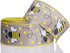 ATRBB Honey Bee Wired Edge Ribbon, Cute Honeybee and Polka Dot Print Ribbon for Wreaths, Gift Wrapping and Party Decoration, 10 Yards by 2.5 Inche...