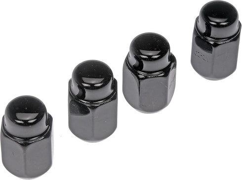 Dorman 711-211 Wheel Nut Black Chrome Acorn 2-Pc 1/2-20 Compatible with Select Models, 4 Pack...