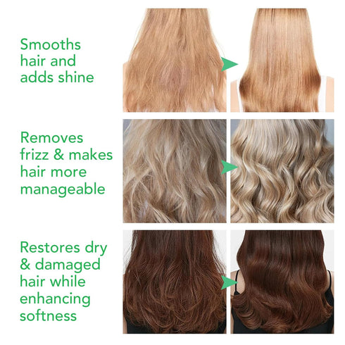Organic Rosemary Hair Oil Capsules 40 PCS, Rosemary & Argan & Avocado Hair Growth Oil for Frizz Dry&Damaged Hair, Deep Moisturizing Hair Heat Prot...