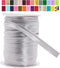 Mandala Crafts Silver Maxi Piping Bias Tape with Welting Cord - 1/2 Inch Upholstery Piping Trim for Sewing, Cushions, Slipcovers, and DIY Decor - ...