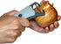 2-in-1 Rotating Peeler with Straight and Serrated Stainless Steel Blades (Light Blue)...