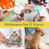 Small Embroidery Scissors with Cover -Cute and Comfortable handles with Sturdy and Sharp Tips for Precise Cutting, Perfect Size for Keeping in You...