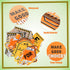 Outus 47 Pcs Construction Bulletin Board Set Construction Theme Cutouts Tools for Success Classroom Decorations for Kid Students Back to School Gi...