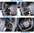 Soft Carbon Fiber Steering Wheel Button Cover Sticker Fit for Chevrolet Corvette C8 2020-2024, Car Steering Wheel Panel Protection Frame Molding S...