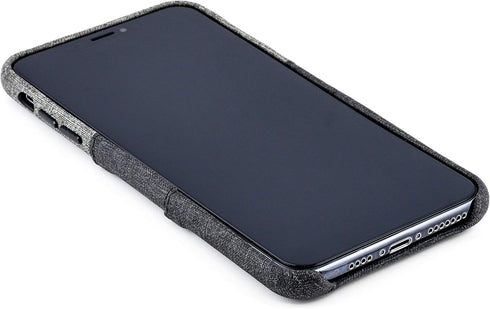 Dockem Wallet Case for iPhone Xs Max (6.5"): Built-in Metal Plate for Magnetic Mounting & 2 Credit Card Holder Slots (Luxe M2 Synthetic Leather, B...