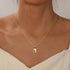 ASCOMY Dainty Gold Necklace for Women | 14K Gold Plated Necklaces for Her Delicate Love Heart Necklace Heart Pendant Necklace Cute Necklaces Lovel...