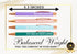InnoBeta Mental Health Gift for Women, Ballpoint Pen Set of 4, Self Care Encourage Inspirational Gifts for Friends, Daughter, Teens...
