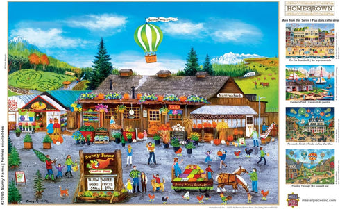 Masterpieces 750 Piece Jigsaw Puzzle for Adults and Family - Sunny Farms - 18"x24"...