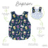 BapronBaby PBJ Pals Bapron - No Neck Tie Safer Bib for Baby & Toddler - Soft Waterproof Stain Resistant - Machine Washable - Sz Baby/Toddler 6m-3T...