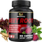 Beet Root Capsules - Green Tea, Red Spinach, Ginseng, Black Pepper - 90 Count - Supports Digestive, Immune System, Energy Levels - 3 Month Supply...