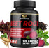 Beet Root Capsules - Green Tea, Red Spinach, Ginseng, Black Pepper - 90 Count - Supports Digestive, Immune System, Energy Levels - 3 Month Supply...