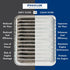 PG Engine Air Filter PA99365 | Fits 2019-2025 Subaru Forester, 2018-2025 Crosstrek, 2020-2025 Outback, 2019-2025 Ascent, 2017-2025 Impreza, 2020-2...