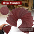 104Pcs Oscillating Tool Detail Sanding Pads Kit, 2Pcs Triangle Sanding Pads and 2Pcs Finger Sanding Pad, 100Pcs Multitool Sandpaper, Grit Fit for ...