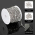 YOUBEIYEE Silver Jewelry Making Chains Bulk with Jump Rings and Lobster Clasps, Solid Heart Star Rolo Link Chain Bracelets Anklets DIY Jewelry Sup...
