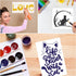 Cat Stencils for Painting, 18 Pack Reusable Plastic Drawing Template for DIY Cat Painting Craft, Cute Cat Stencils for Painting on Wood Wall Canva...
