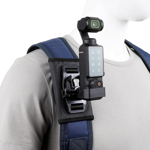 PellKing Backpack Mount for DJI Osmo Pocket 3 Camera, with DJI Pocket 3 Expansion Adapter Accessories,Compatible GoPro DJI Action Camera...