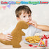 Dino Nugget Pillow for Birthday Gifts, Dinosaur Chicken Nuggets Plush Funny Gifts for Boys Girls, Plush Nuggets Dinosaur Stuffed Animal, Dino Pill...