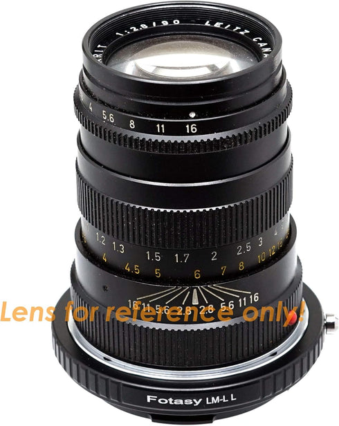 Fotasy Leica M Mount Lens to L Adapter, Copper, LM Lens Adapter to L Mount, Compatible with Panasonic S1 S1H S1R S4 S5 Leica SL SL2 TL2 TL Leica T...