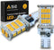 Alla Lighting T15 Base 912 921 LED Bulbs, Amber Yellow Turn Signal, Trunk Cargo, Marker Lights 921Y W16W 922 906 912K 12V Upgrade for Cars, Trucks...