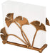 OwlGift Modern Ginkgo Leaves Design Napkin Holder for Tables, Metal Paper Napkin Storage for Kitchen, Stylish Paper Towel Dispenser, Mail Letter S...
