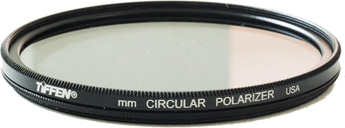 Tiffen 58CP 58MM Circular Polarizer Glass Filter Black...