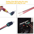 RCA Plugs for Speaker Wire, RCA to AV Screw Terminal Connector, Phono RCA Male Plug Solderless Converter Audio/Video Speaker Wire Connectors Solde...