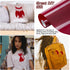 Heat Transfer Vinyl Roll Iron on HTV Transfer Vinyl for Hats, T-Shirts, Heat Press Machines(Maroon,12 Inch x 5 Feet)...