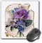 3dRose LLC 8 x 8 x 0.25 Inches Mouse Pad, French Rose Perfume Ad (mp_40781_1)...