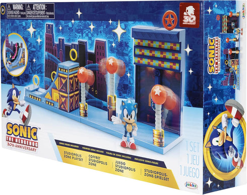 Sonic The Hedgehog Action Figures 2.5" Studiopolis Zone Playset...