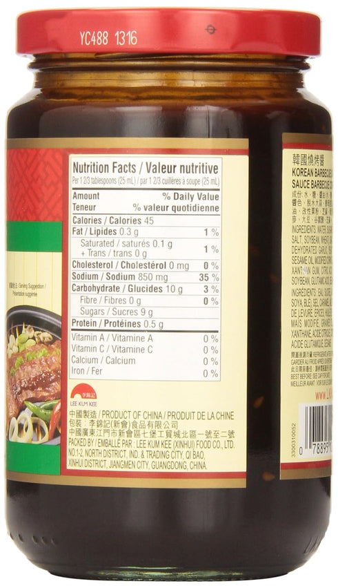 LEE KUM KEE Korean BBQ Sauce, 297 ML...