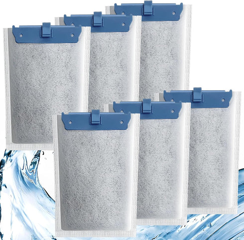 6 Pack Filter Cartridge for Tetra Whisper Bio-Bag Filters, Medium Replacement Filter Cartridges for Aquariums Compatible with Tetra Whisper Filter...