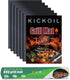 Grill Mats for Outdoor Grill Set of 6 Black Grilling Mats Grill Tools BBQ Accessories Non-Stick Heavy Duty Teflon Grill Sheets for Charcoal Grill ...