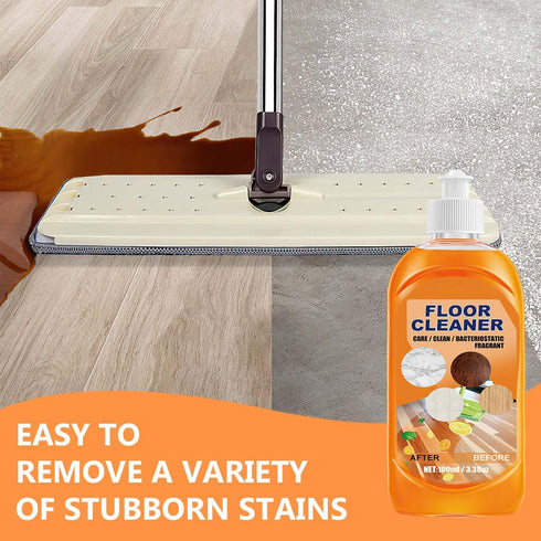 2Pcs Momeng Floor Cleaner Orange, Floor Cleaner Liquid Momeng, Powerful Decontamination Floor Cleaner, Natural Hardwood Floor Stain Cleaner...