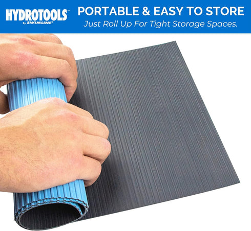 SWIMLINE HYDROTOOLS Protecitve Pool Ladder Mat For Above Ground Pools Stairs, Steps, & Ladders | 9 X 24 INCH | Safety & Stability Swimming Pool Ac...
