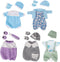 Baby Doll Clothes, 12 inch Doll Clothes for Baby Alive Dolls, 5 Set Knitted Doll Outfit Accessories for 10-12 inch Baby Dolls Girls Boys...