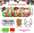 8 PCS Christmas Diamond Art Coasters Christmas Hot Cocoa Diamond Art Coasters Kits with Holder Santa Claus Snowman DIY Coasters for Beginners, Adu...