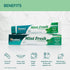 Himalaya Mint Fresh Gel Toothpaste, Fluoride Free to Reduce Plaque & Brighten Teeth, 6.17 oz...