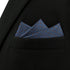 S&W SHLAX&WING Pocket Squares for Men Blue with Dots Business for Suit Jacket...
