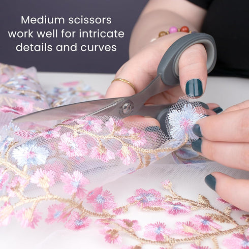 WA Portman 3 Piece Fabric Scissors - Comfort-Grip Handle Sewing Scissors for Fabric Cutting - 9" Fabric Shears, 7" Sewing Scissors & 4.5" Thread S...