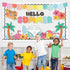 Hello Summer Bulletin Board Decoration Set Summer Theme Bulletin Board Borders Beach Paper Cutouts Summertime Bulletin Boarder for Hello Summer Tr...
