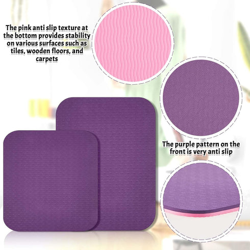 2 Pcs Sewing Machine Muffling Mat Pedal Mat Sewing Machine Mat Reduce Vibrations Noise No Slip Rubber Sewing Machine Accessories for Quilting Embr...