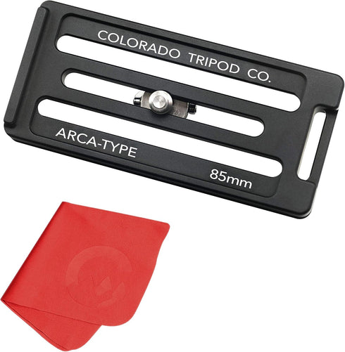 Colorado Tripod Arca Plates 85mm Universal Arca Swiss Quick Release Plate for Tripod Ball Head with Hand-Adjustable Stainless Steel Screw & Remova...