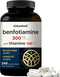 NatureBell Benfotiamine 300mg with Thiamine 100mg Per Serving | 240 Veggie Capsules – Essential Vitamin B1 Benfotiamine Supplement – Vegetarian Fr...