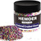 100g Colored Crushed Glass Craft Glitter, 2-4mm Irregular Metallic Gravel Gems for Nail Arts, Resin Craft, Phone Case, DIY Vase Fillers, Epoxy Jew...