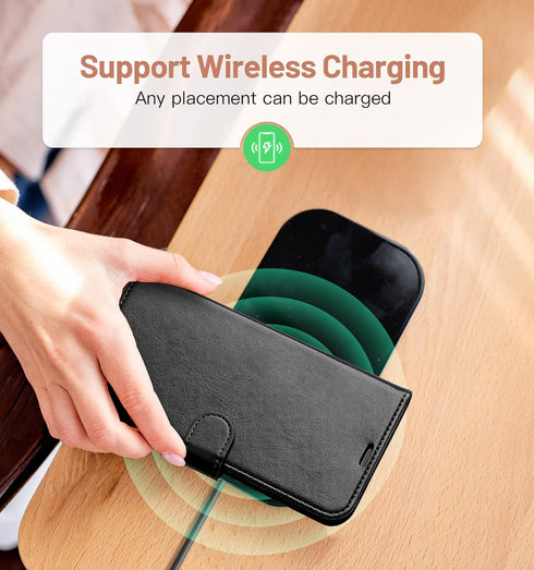 OCASE Compatible with Galaxy S22 Plus 5G Wallet Case, PU Leather Flip Folio Case with Card Holders RFID Blocking Kickstand [Shockproof TPU Inner S...