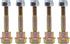 ?Set of 5? 580790401 Snow Throwers Shear Bolts and Nuts fits for Husqvarna 539976978, 595086601 AYP 588077502 2 Stage Snow Blowers 570XP 575XP...