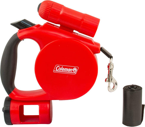 Coleman 3-in-1 Pet Retractable Leash, Red...