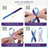 Hanaive 300 Pcs Suicide Prevention Awareness Purple Blue Ribbons Pins Wired Fabric Ribbons with Safety Pins Lapel Pin Satin Ribbon for Charity Pub...